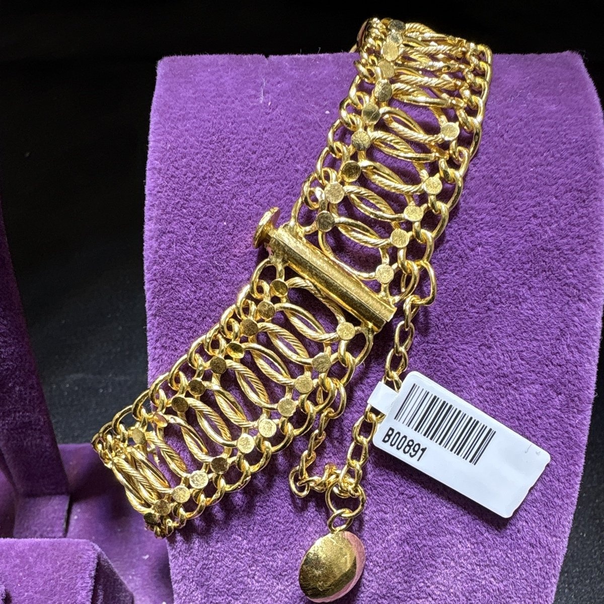 22 Ayar Altın Fidan Bileklik Özel Tasarım 12.12gr Kadın - B00891 - Fotoğraf 1