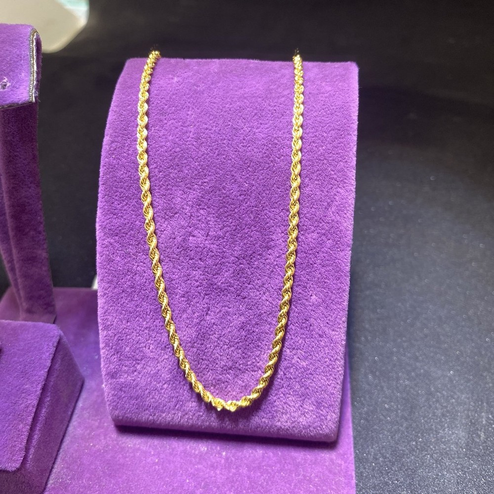 22 Ayar Altın Halat Zincir Modern Tasarım 4.09gr 50 CM Kadın - H00184