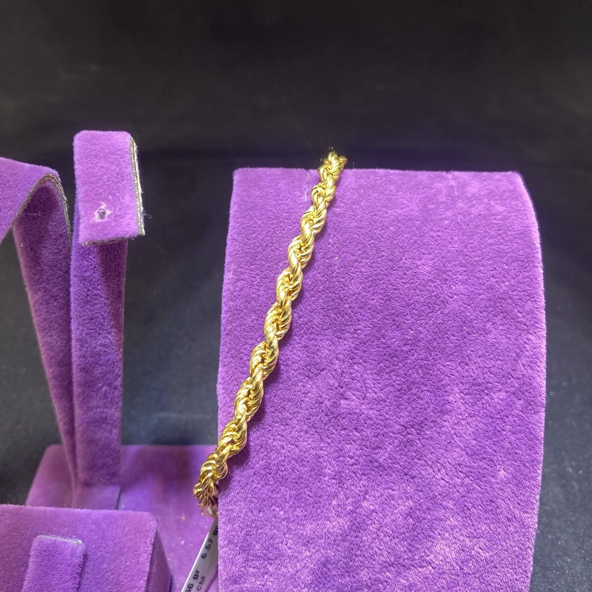 22 Ayar Altın Halat Bileklik Saygılı Modern Tasarım 4.66gr 19 CM Kadın - B00902 - Fotoğraf 1