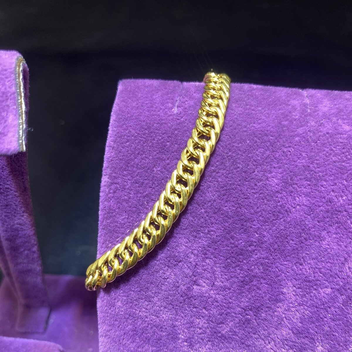 22 Ayar Altın Bileklik Saygılı Modern Tasarım 4.60gr 13 CM Kadın - B00904 - Fotoğraf 1