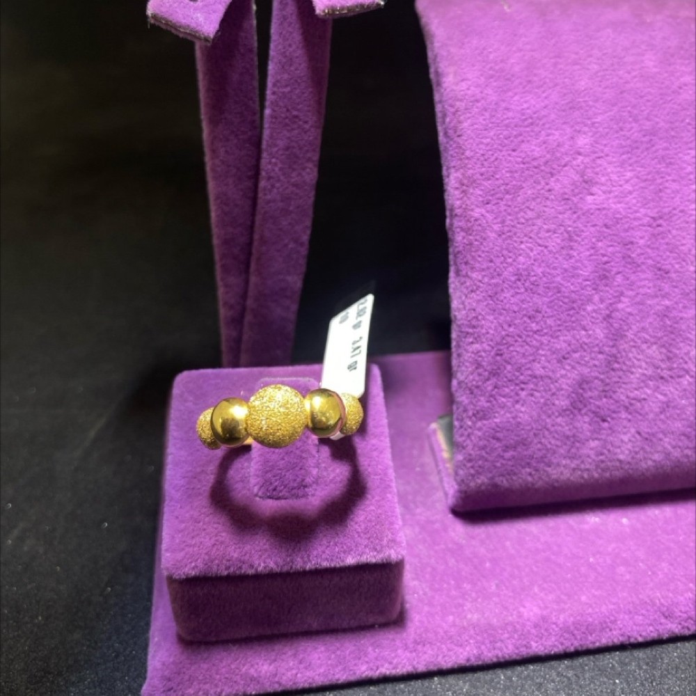 22 Ayar Altın Yüzük Paksoy Modern Tasarım 2.62gr 19 Numara Kadın - Y00972