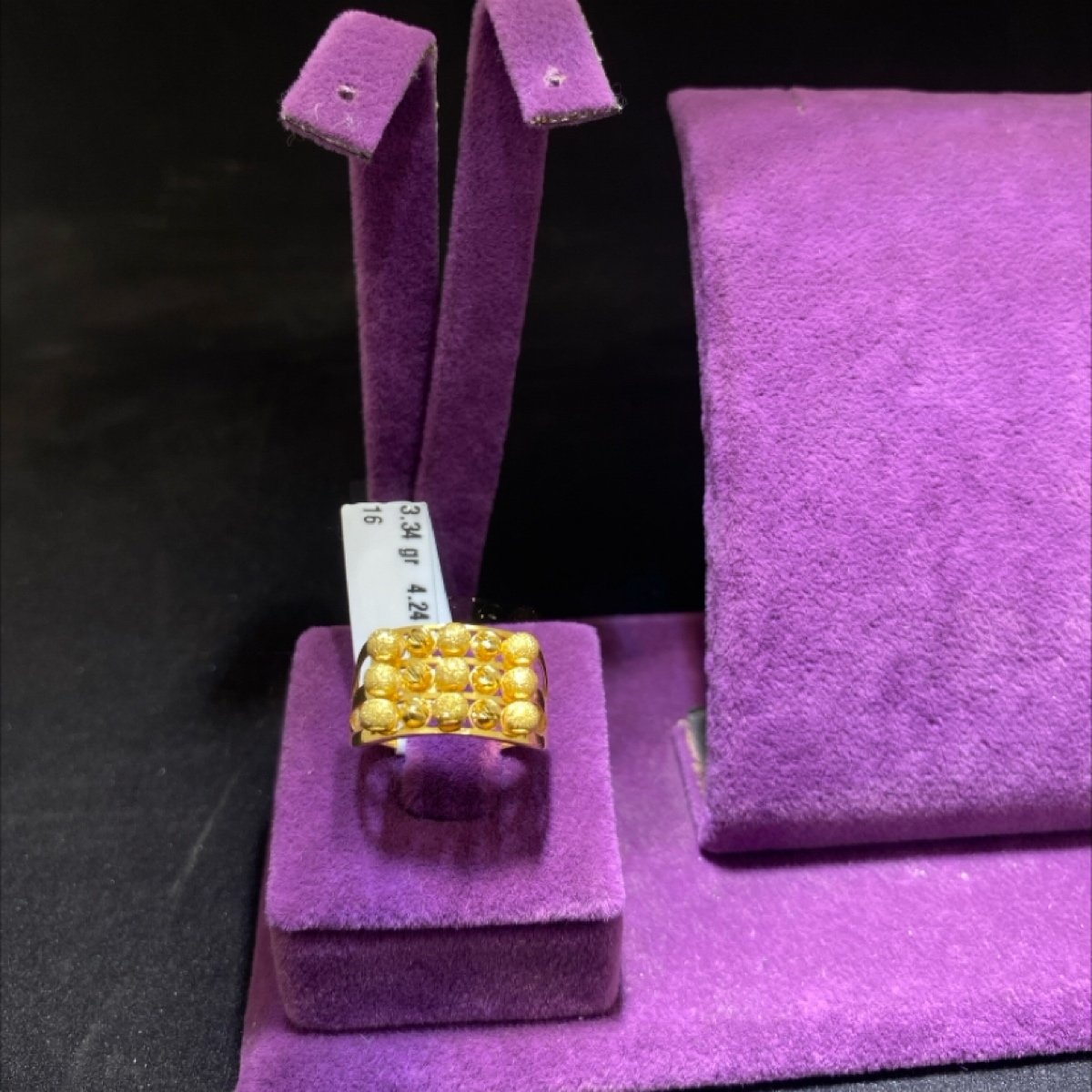 22 Ayar Altın Yüzük Dorikalı Modern Tasarım 3.34gr 16 Numara Hediye - Y00995 - Fotoğraf 1