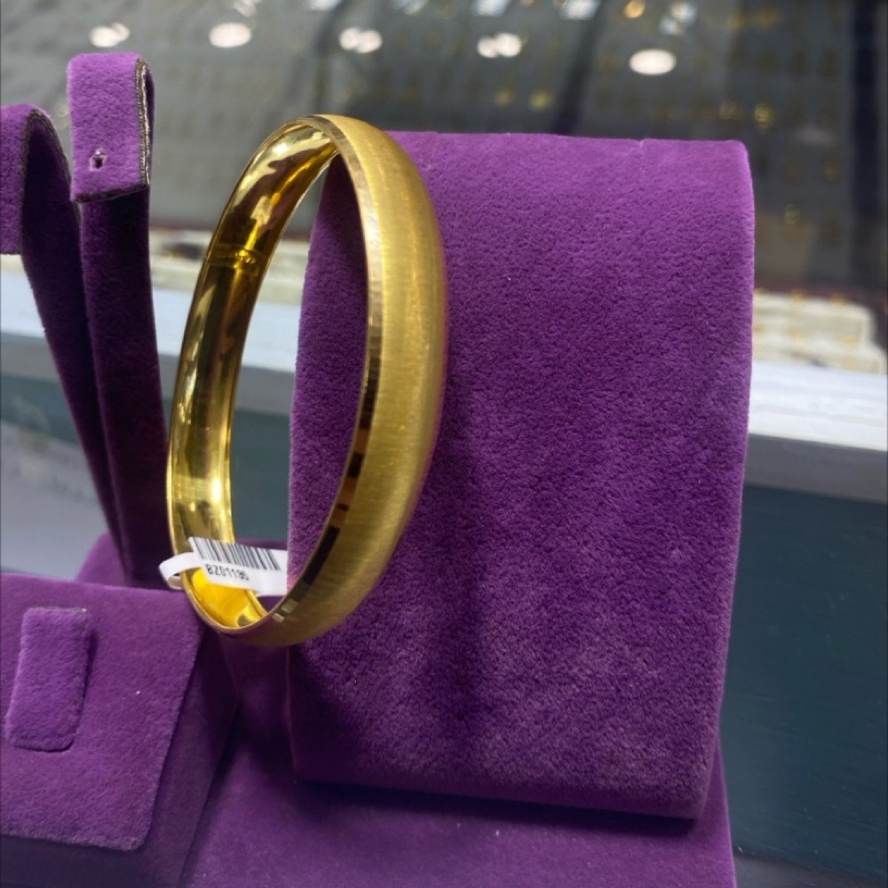 22 Ayar Altın Bilezik Paksoy Şarnel Kumlu Tasarım 10.14gr Kadın - BZ01135