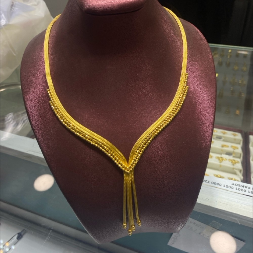 22 Ayar Altın Kolye Kanze Set Özel Tasarım 31.24gr Hediye Kadın Paksoy Kuyumculuk - KL00031