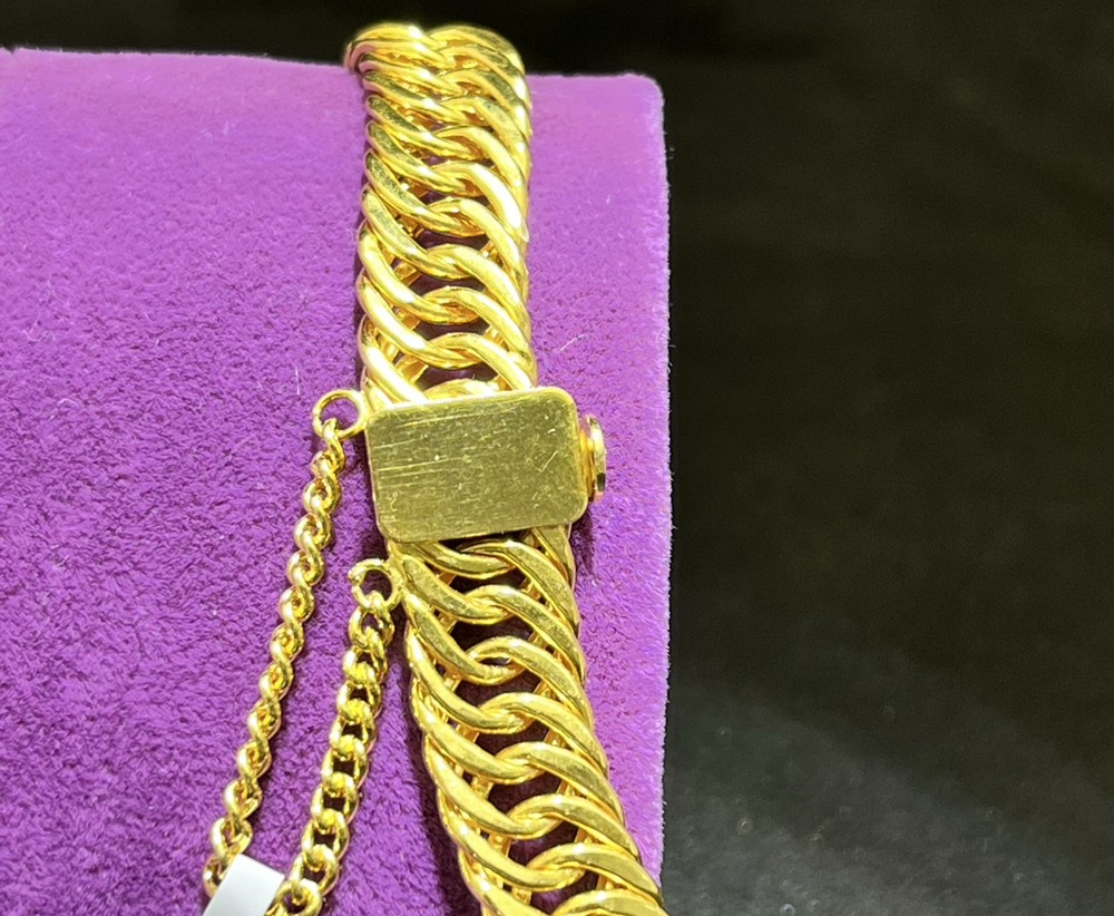 22 Ayar Altın Bileklik Paksoy Modern Tasarım 15.16gr Hediye - B00938