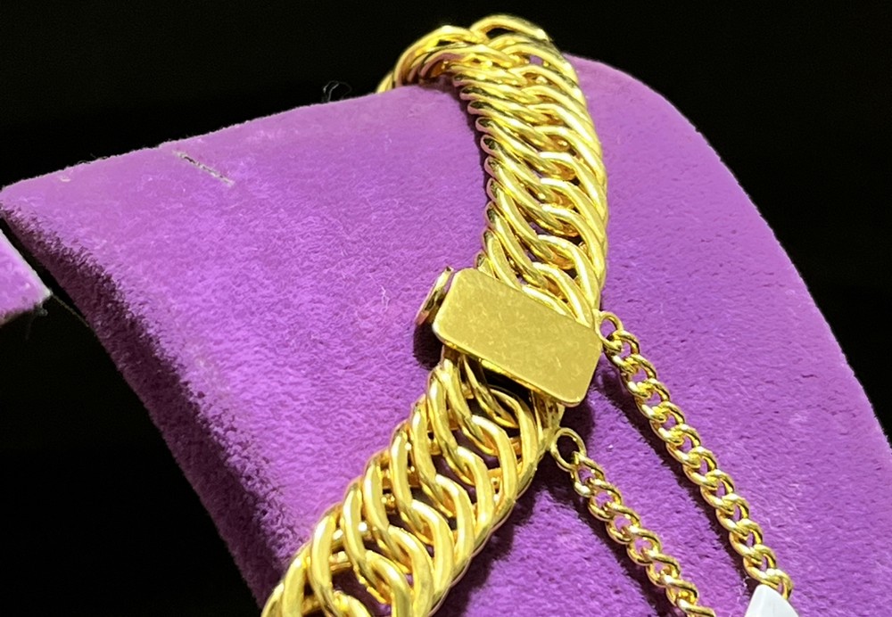 22 Ayar Altın Bileklik Paksoy Modern Tasarım 9.59gr Kadın - B00947