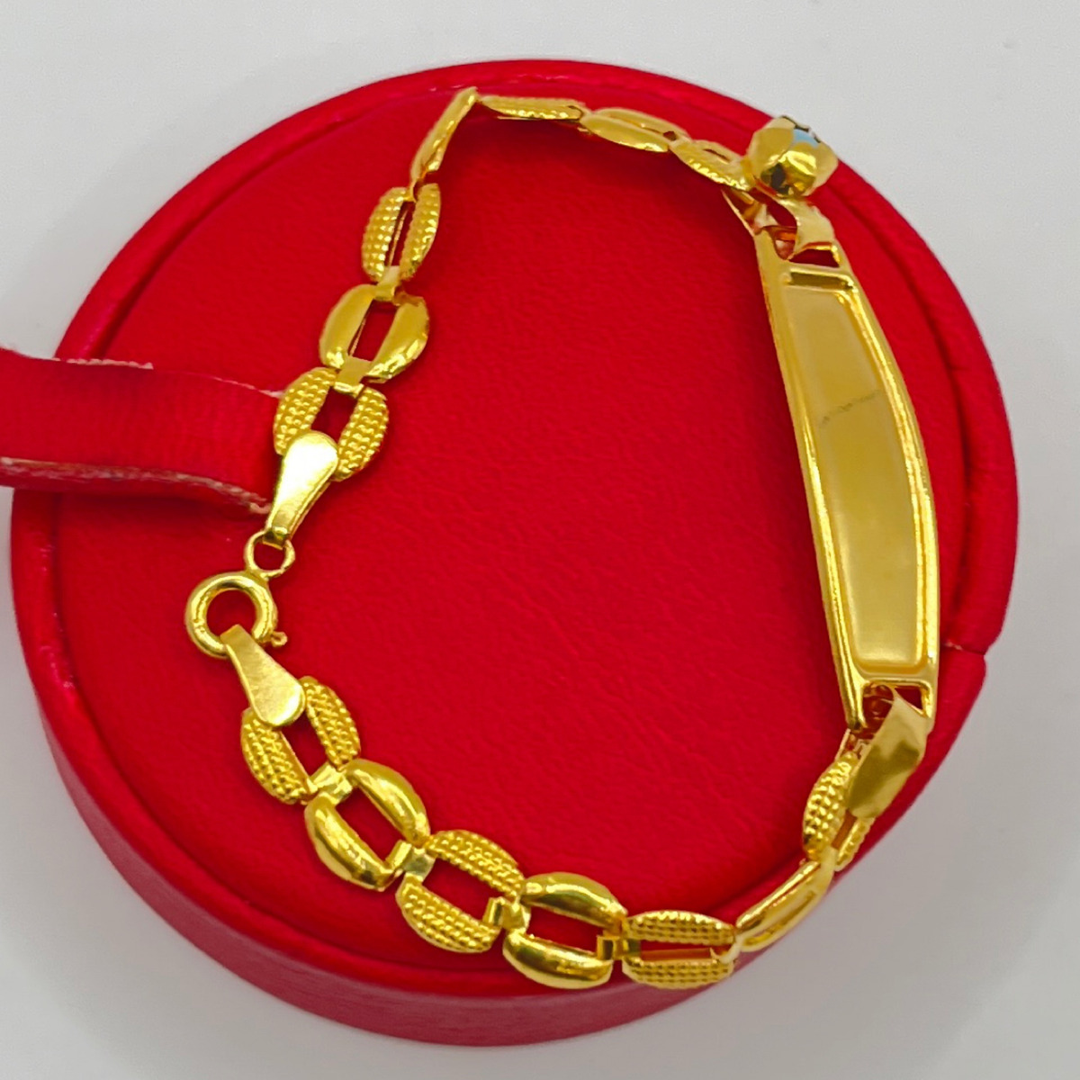 Plaka Altın Bilekliği 22 Ayar 3.42gr 13 CM - F00018 - Fotoğraf 5