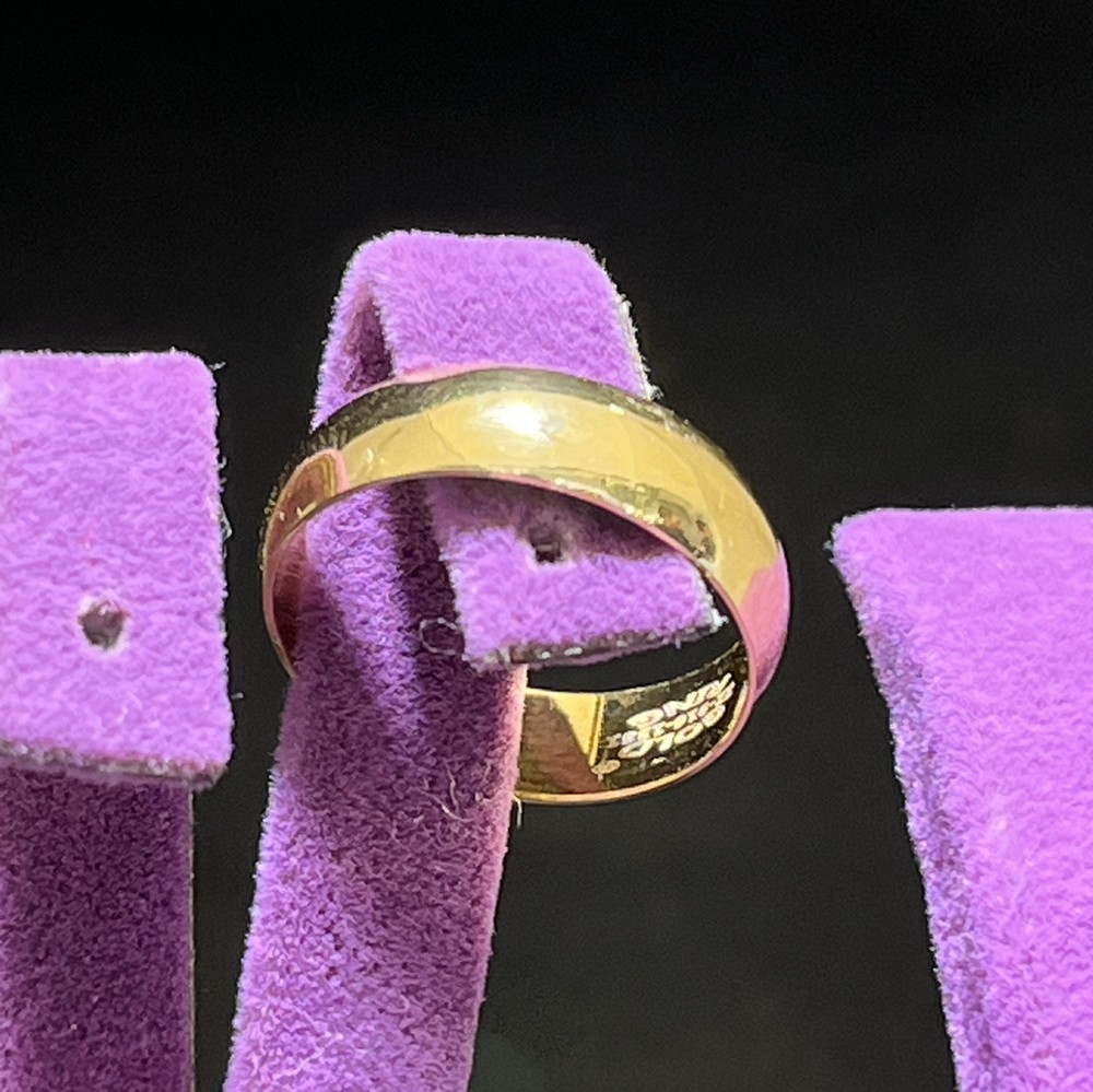 22 Ayar Altın Alyans Modern Tasarım 6.05gr 19 Numara - AL00841 - Fotoğraf 2
