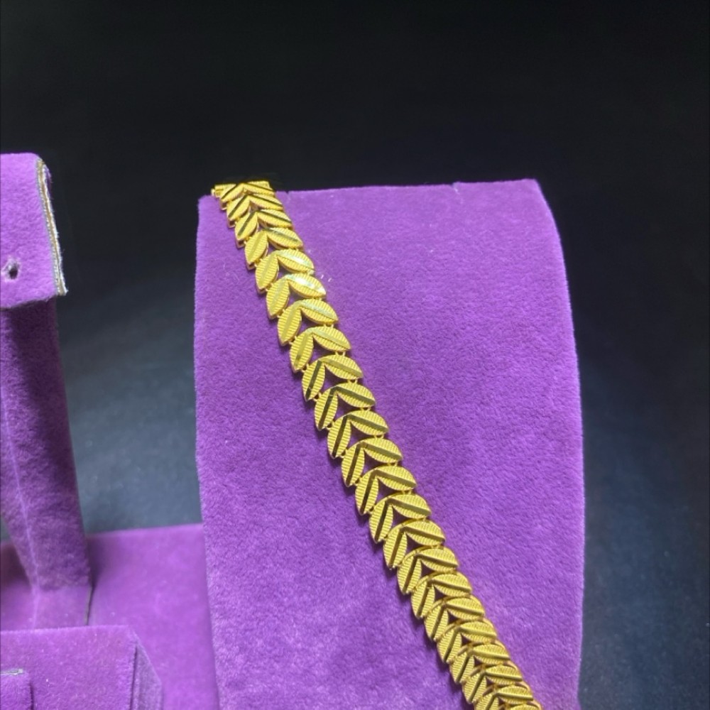 22 Ayar Altın Bileklik Başak Serisi 12.81gr 18 CM Kadın - B00964