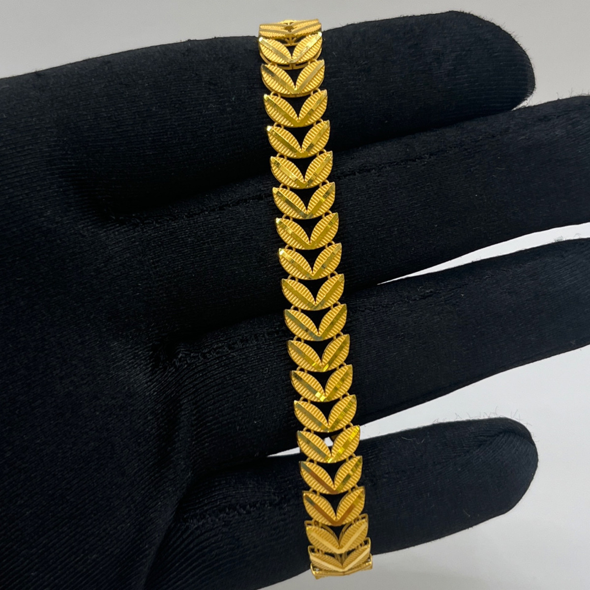 Başak Başak Serisi Altın Bileklik 22 Ayar 12.81gr 18 CM - B00964 - Fotoğraf 1