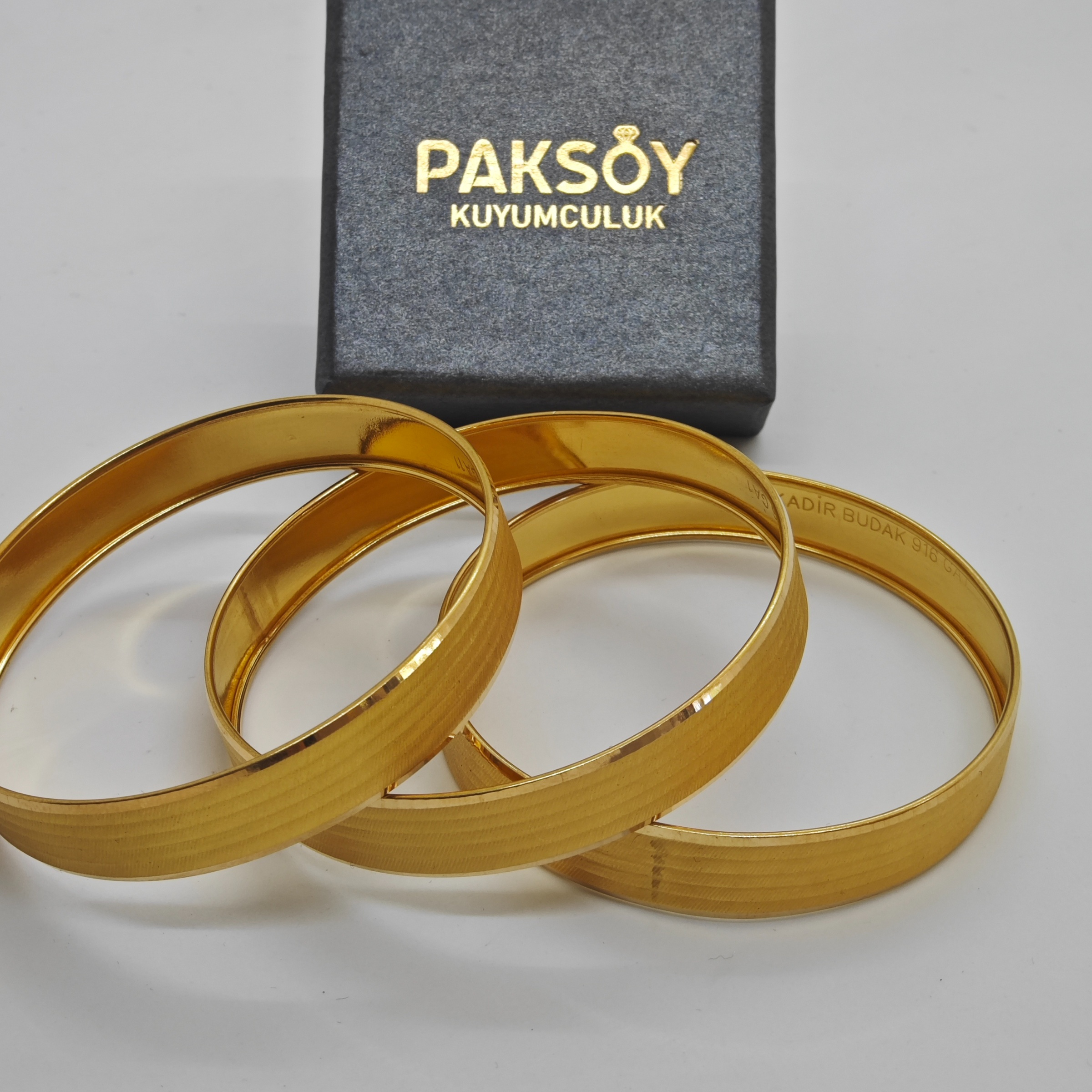 22 Ayar Altın Bilezik Hasır Özel Tasarım 14.93gr Kadın - BZ01244 ürün görseli