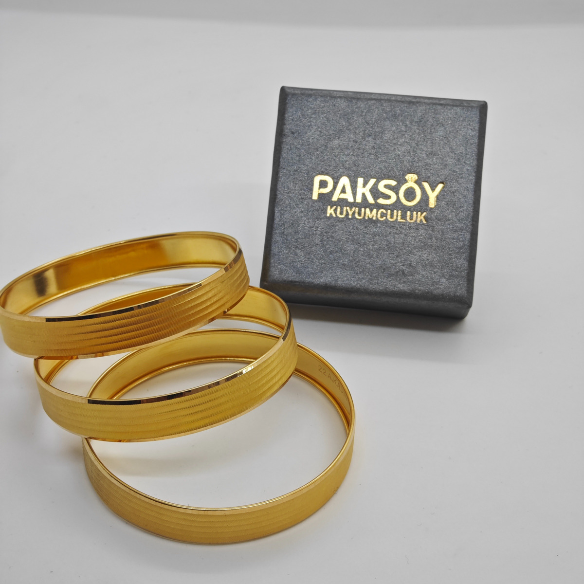 22 Ayar Altın Bilezik Hasır Özel Tasarım 14.93gr Kadın - BZ01244 ürün görseli