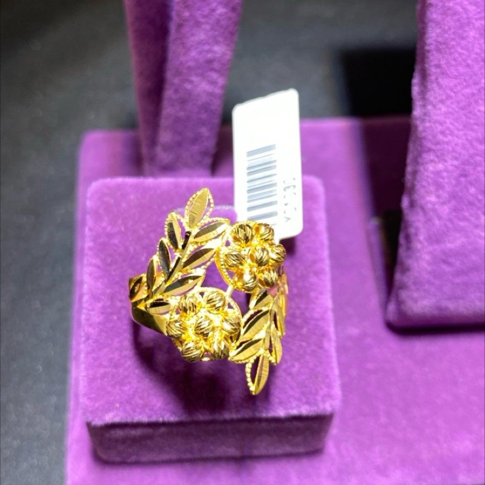 22 Ayar Altın Yüzük Başak Özel Tasarım 4.25gr 17 Numara Kadın - Y01030