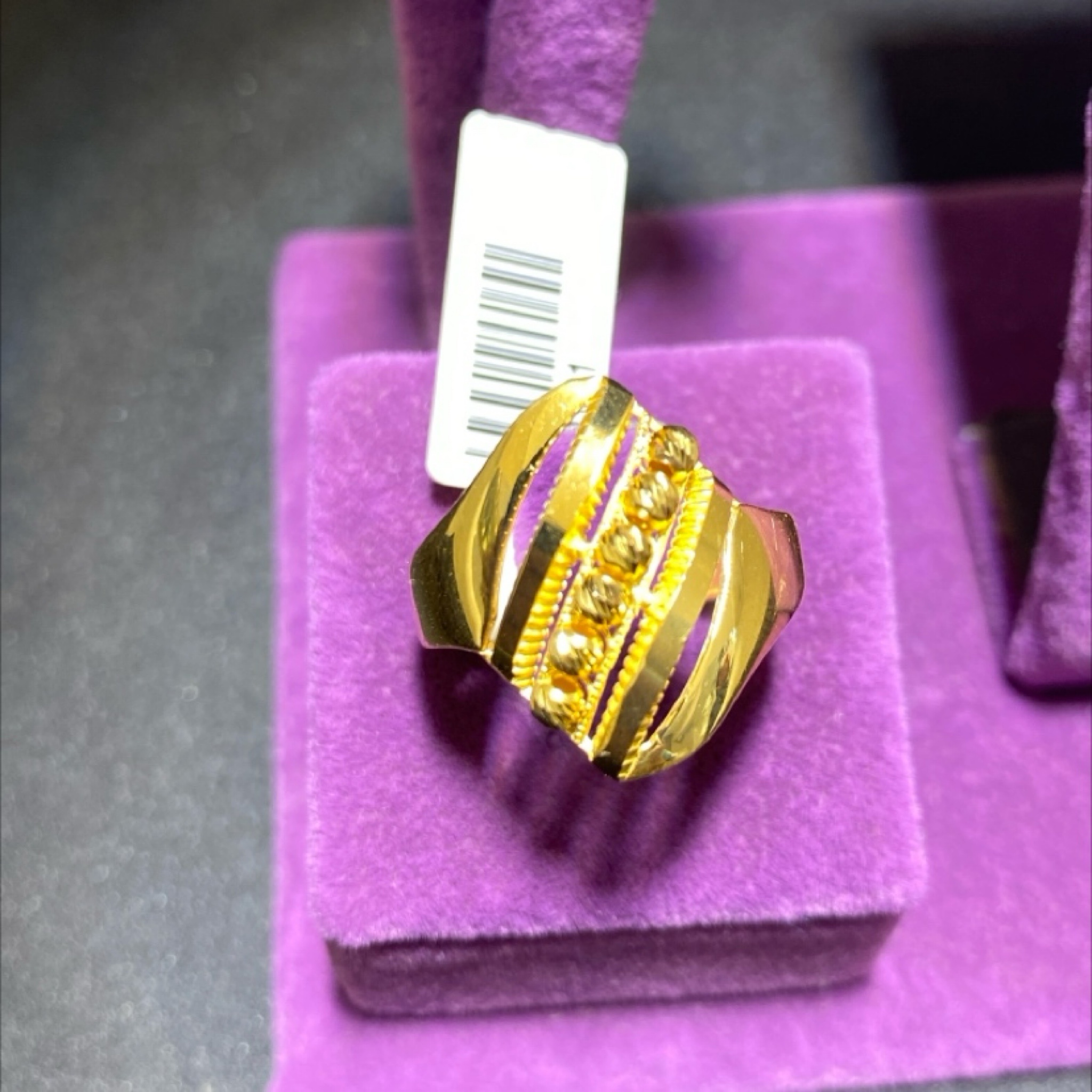 22 Ayar Altın Yüzük Dorika Modern Tasarım 4.70gr 17 Numara Kadın - Y01034 - Fotoğraf 1