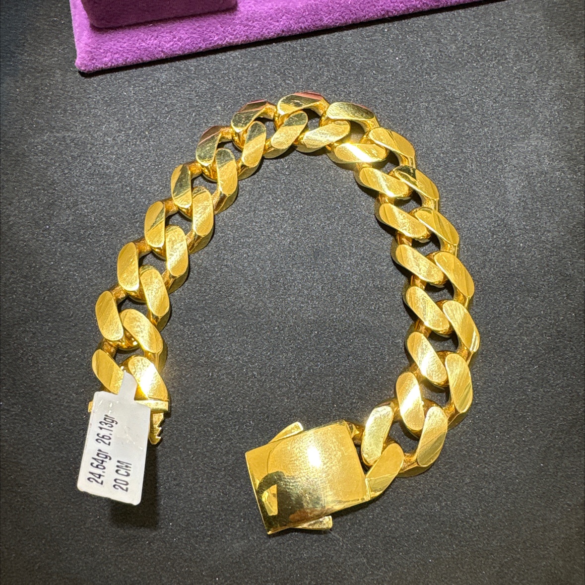 22 Ayar Altın Bileklik Paksoy Modern Tasarım 24.64gr 20 CM Kadın - B00971 - Fotoğraf 2