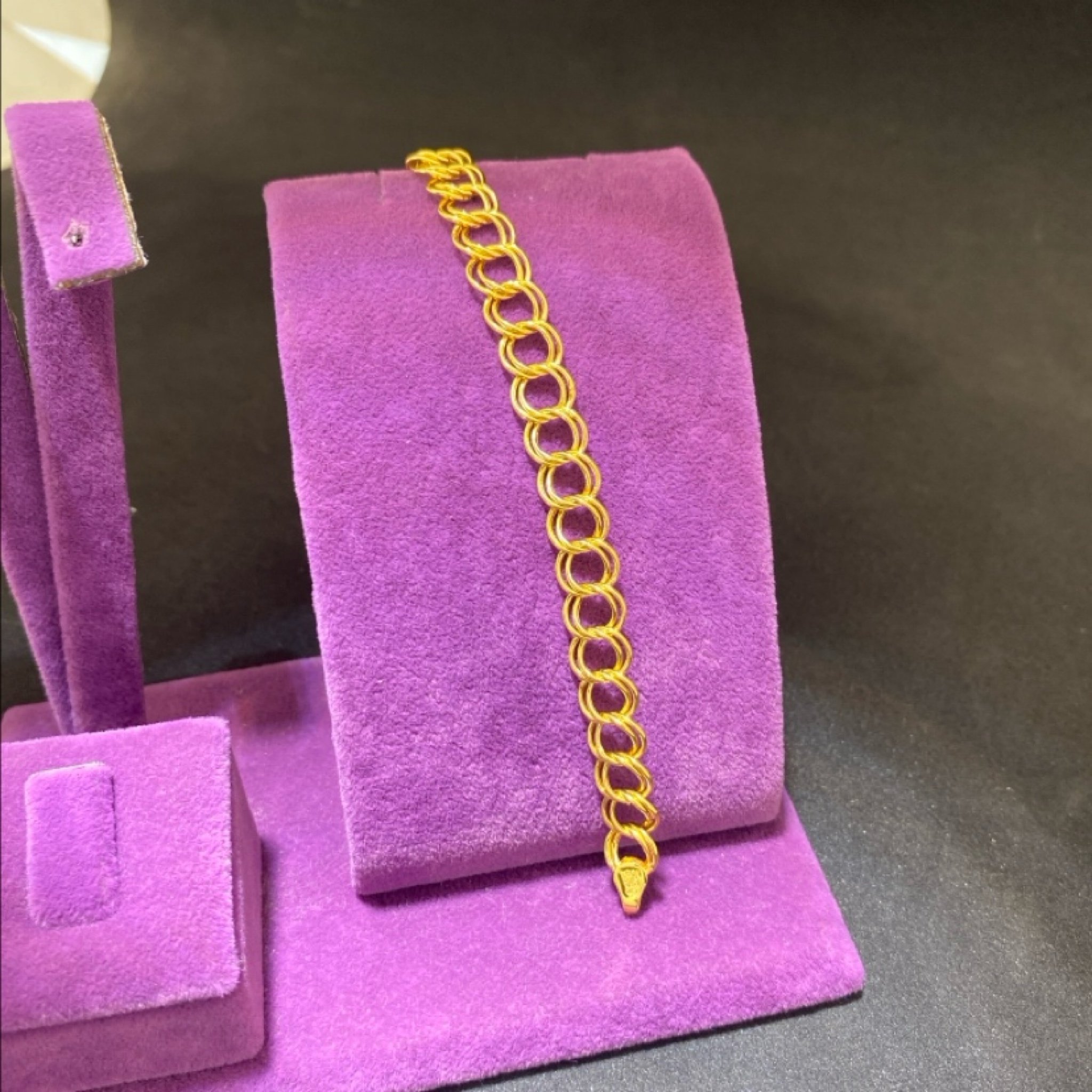22 Ayar Altın Bileklik Samanyolu Özel Tasarım 3.72gr 20 CM Kadın - B00977 - Fotoğraf 1