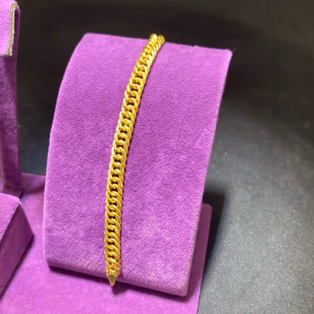 22 Ayar Altın Bileklik Paksoy Modern Tasarım 4.79gr 14CM Hediye - B00999