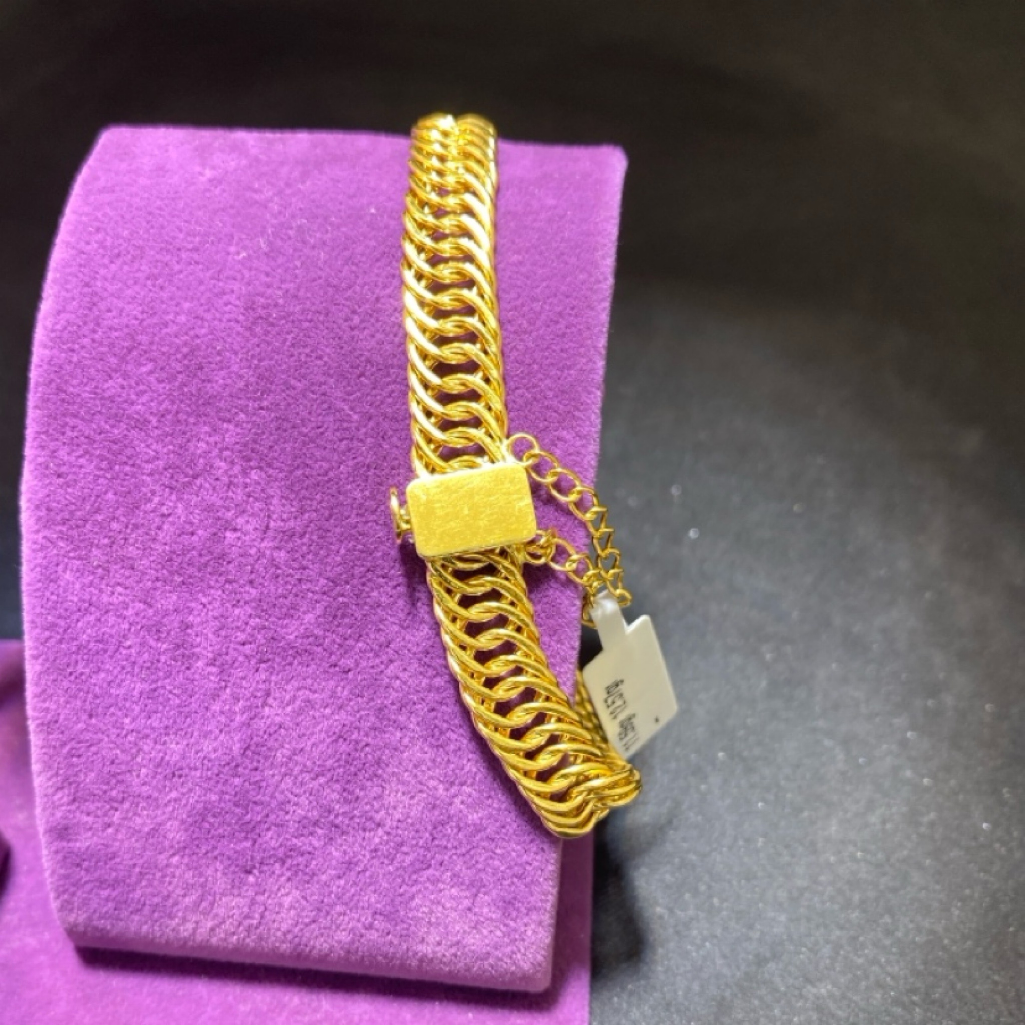 22 Ayar Altın Bileklik Kartiyer Modern Tasarım 11.59gr Kadın - B01013 - Fotoğraf 1