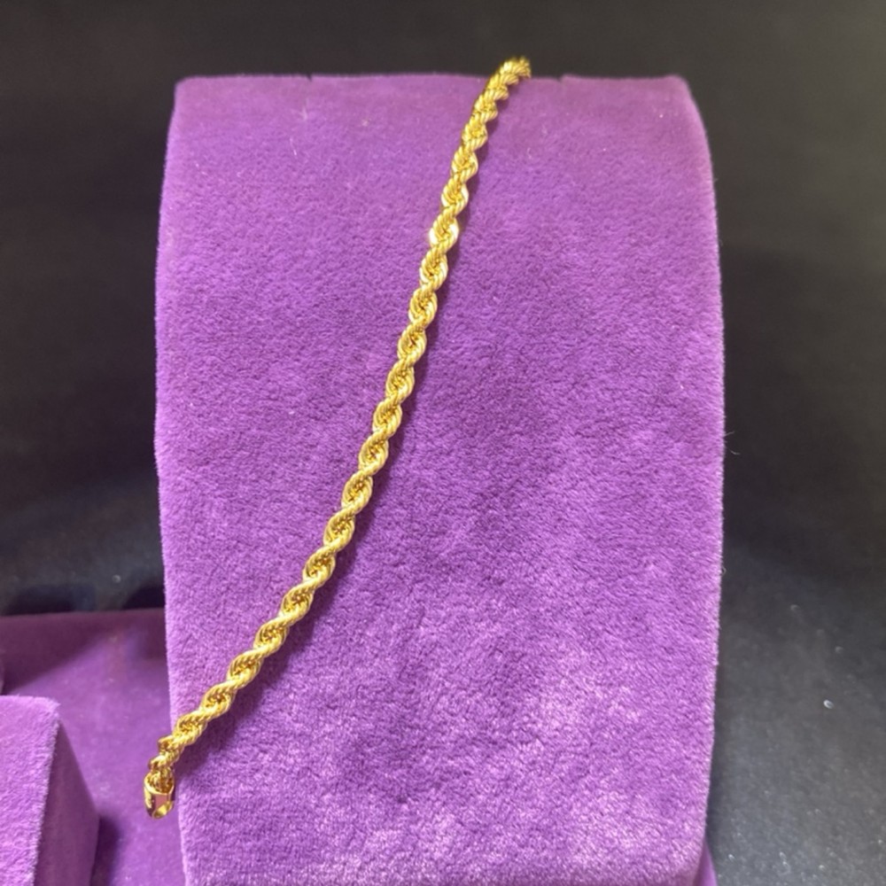 22 Ayar Altın Bileklik Halat Modern Tasarım 2.62gr 19 CM Kadın - B01017