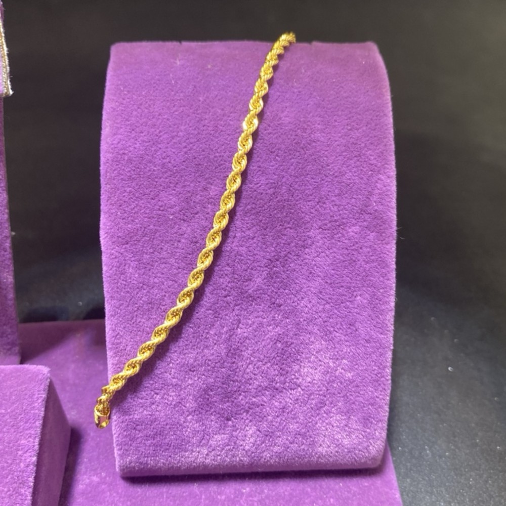 22 Ayar Altın Bileklik Halat Modern Tasarım 2.71gr 19 CM Kadın - B01018