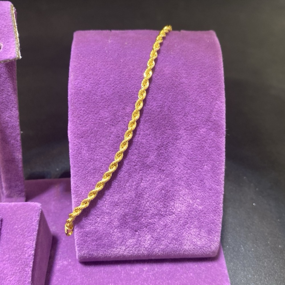 22 Ayar Altın Halat Zincir Özel Tasarım 5.76gr 50 CM - H00199