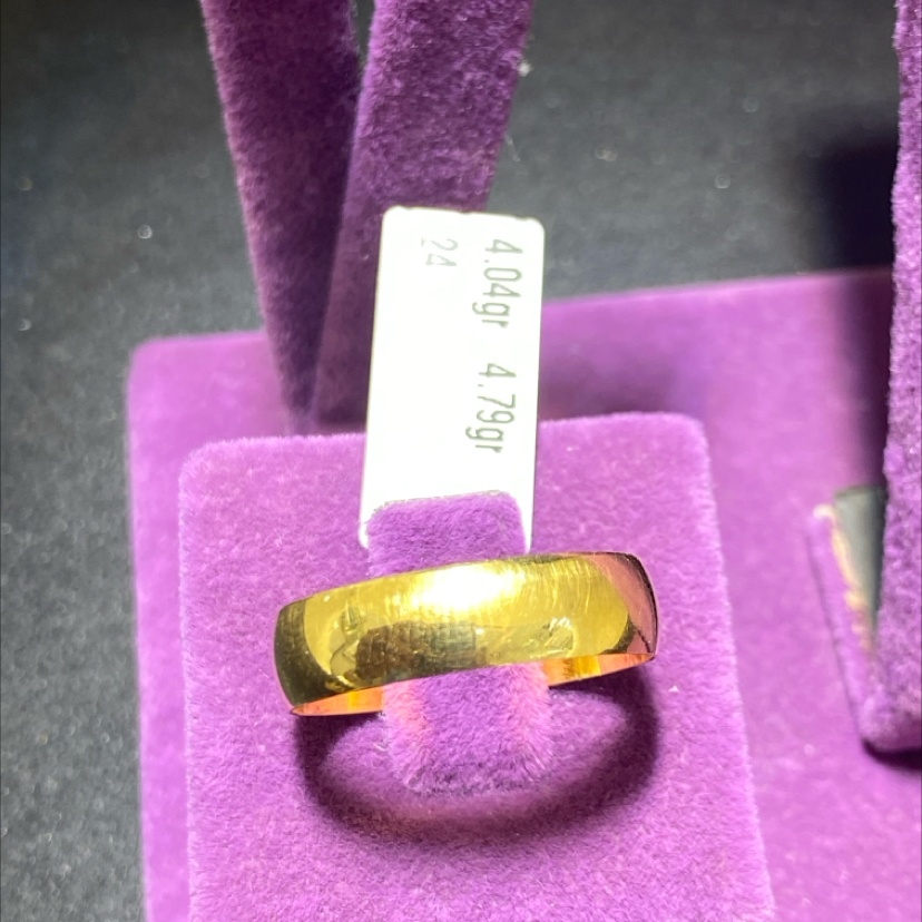 22 Ayar Altın Alyans Paksoy Modern Tasarım 4.04gr 24 Numara - AL00856 - Fotoğraf 1