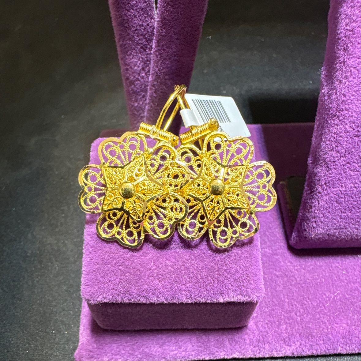 22 Ayar Altın Küpe Gül Model 4.84gr Kadın Özel Tasarım Paksoy Kuyumculuk - K01005 - Fotoğraf 1