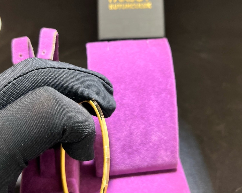 22 Ayar Altın Bilezik Ajda Desenli Özel Tasarım 15.02gr Kadın Hediye Paksoy - BZ01353