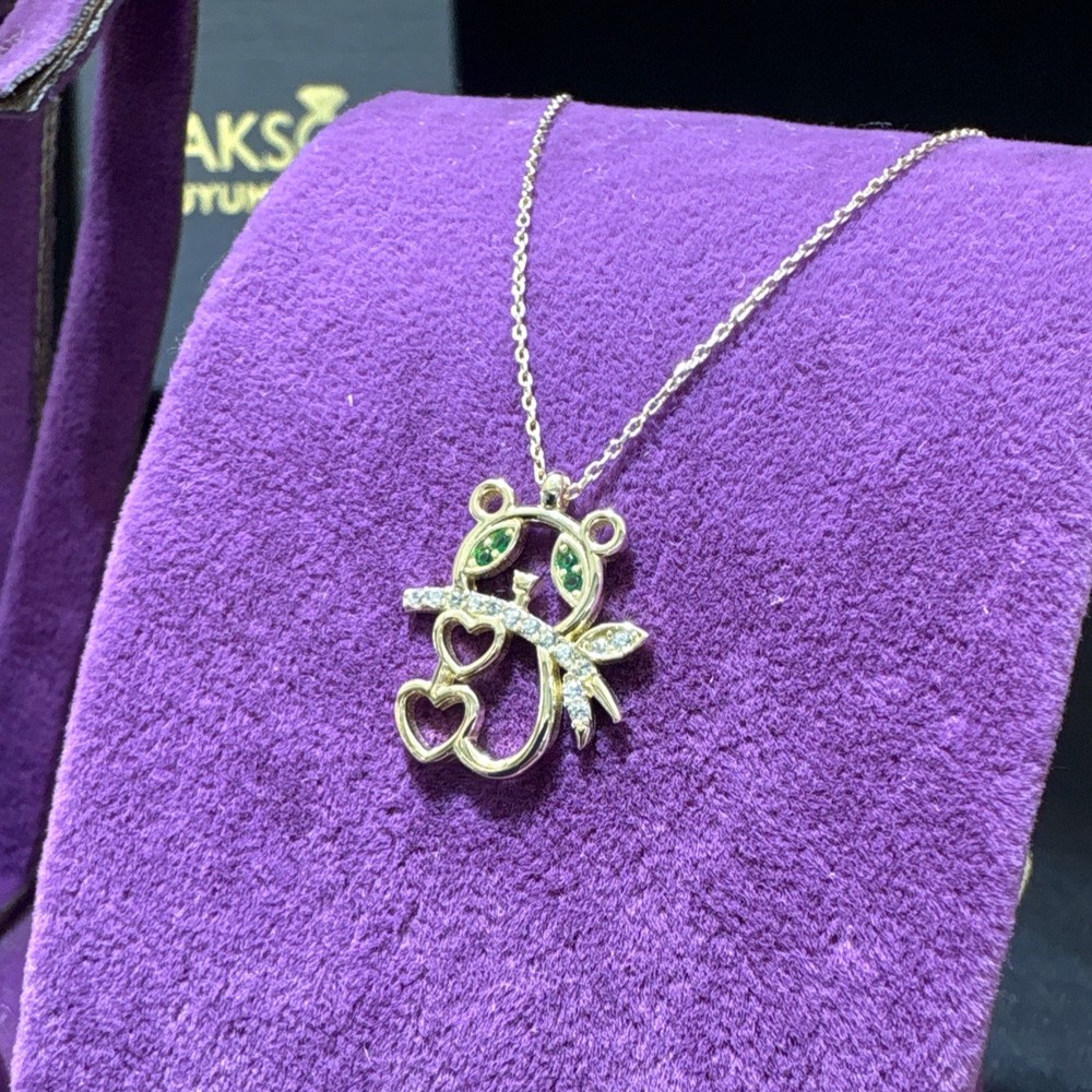 14 Ayar Altın Kolye Ayıcık Tasarım 2.30gr 45 CM Hediye Paksoy Kuyumculuk - KL00064