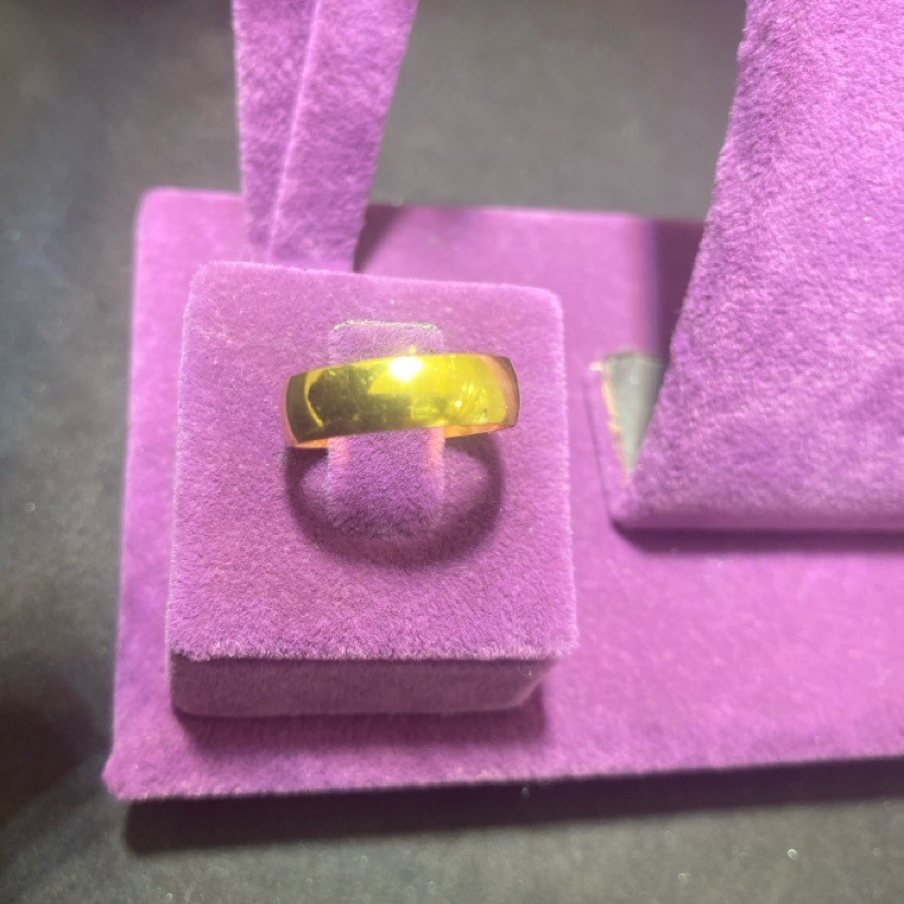 22 Ayar Altın Alyans Düz Cilalı Modern 2.96gr 14 Numara Paksoy Erkek - AL00890