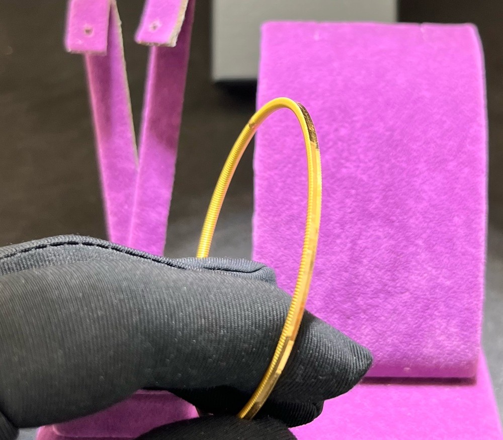 22 Ayar Altın Bilezik Paksoy Kuyumculuk Ajda Özel Tasarım 10.03gr Kadın Hediye - BZ01378