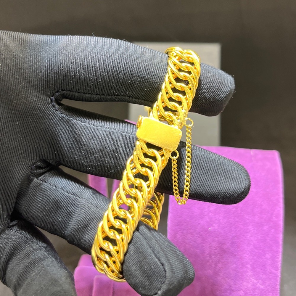 22 Ayar Altın Bileklik Kartiyel Sıralı Model 20.55gr Hediye Paksoy - B01065