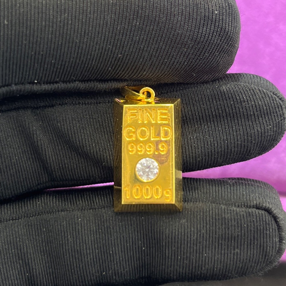 22 Ayar Altın Kolye Ucu Paksoy Parlak Özel Tasarım 4.58gr Hediye Kadın - C00322