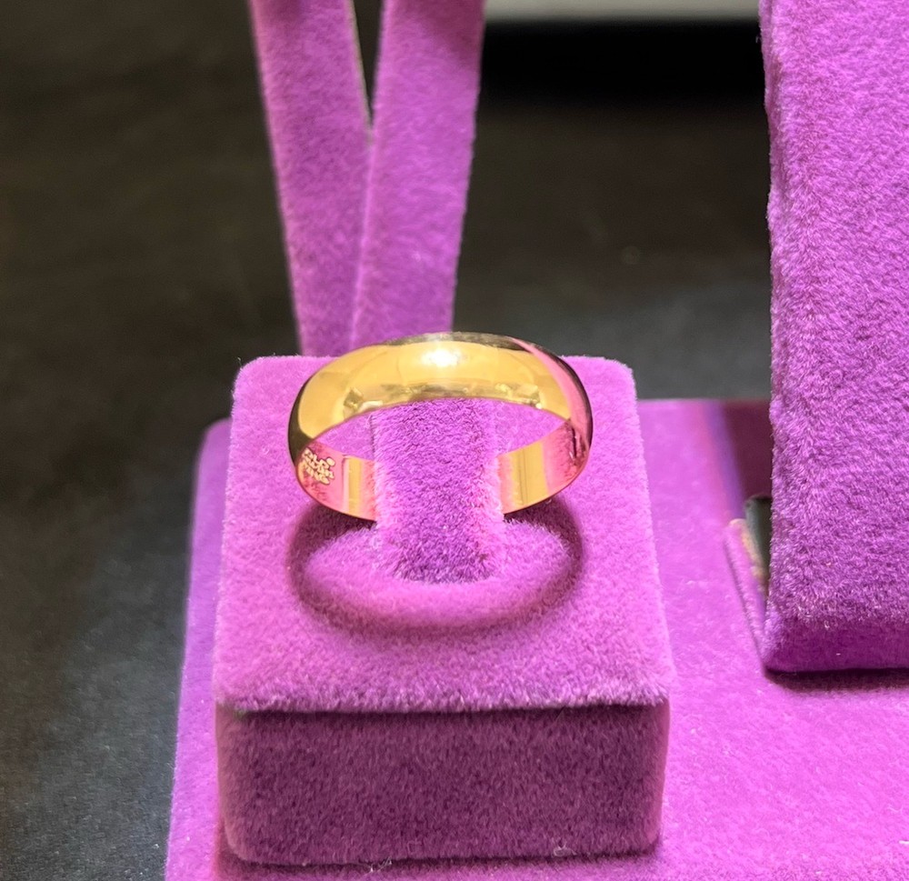 22 Ayar Altın Alyans Klasik Tasarım 3.92gr 27 Numara Paksoy Erkek - AL00900