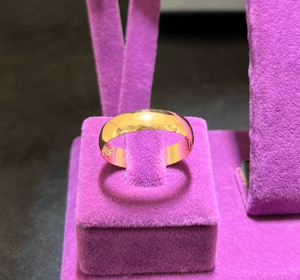 22 Ayar Altın Alyans Klasik Tasarım 3.84gr 20 Numara Paksoy Erkek Düğün - AL00907