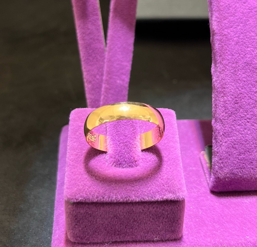 22 Ayar Altın Alyans Klasik Tasarım 3.69gr 23 Numara Paksoy Erkek Düğün - AL00915