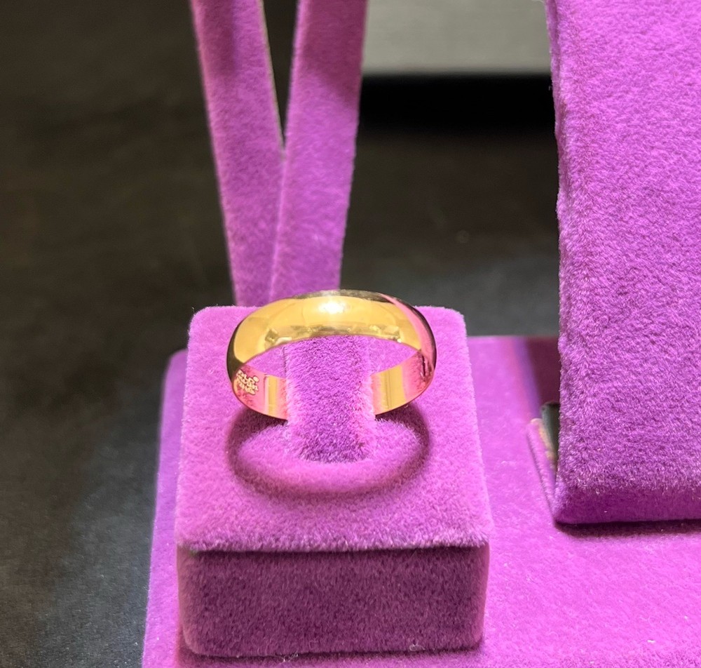 22 Ayar Altın Alyans Klasik Tasarım 3.43gr 12 Numara Paksoy Erkek - AL00928