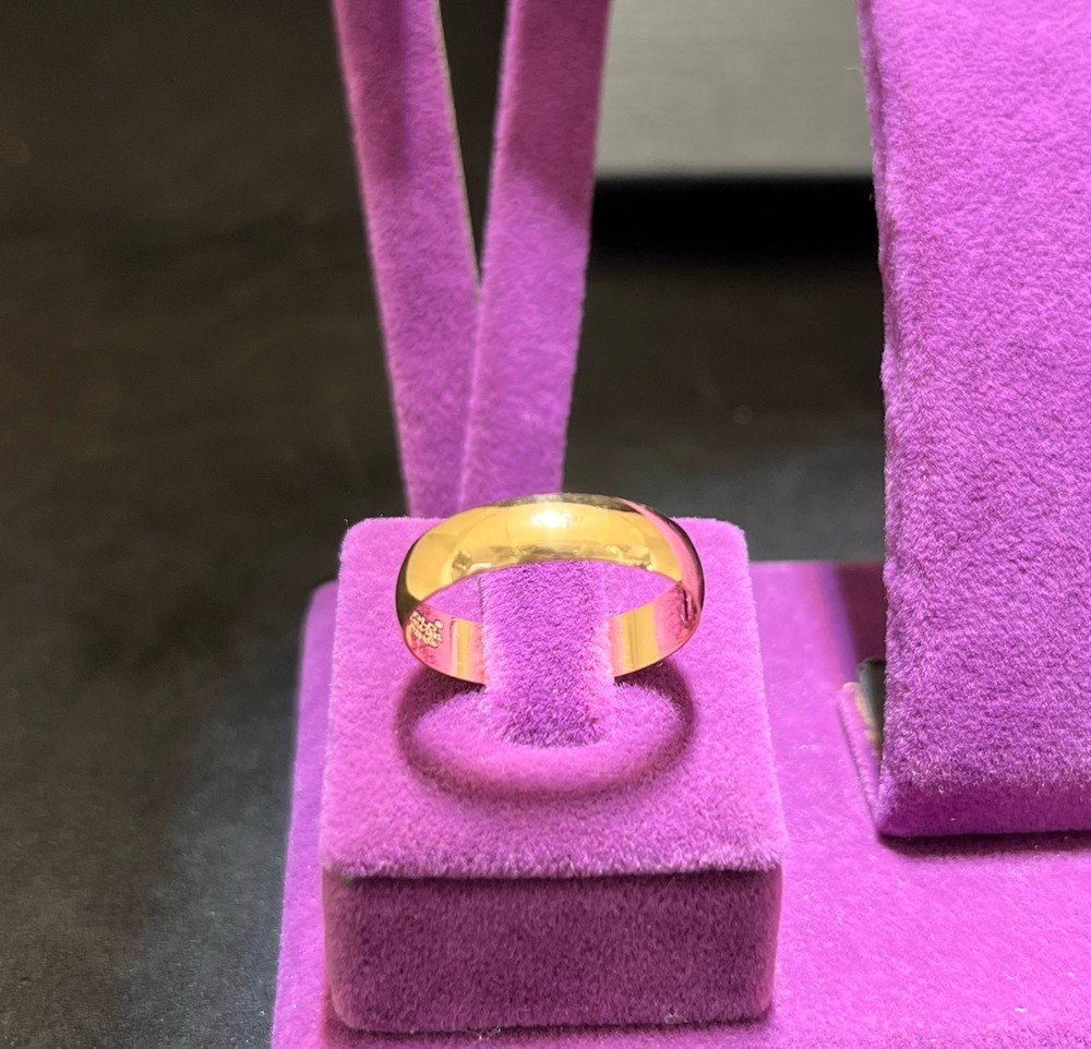 22 Ayar Altın Alyans Klasik Tasarım 2.18gr 12 Numara Paksoy Erkek - AL00929