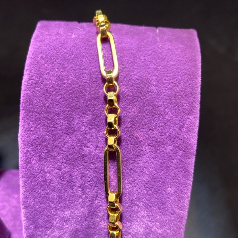 22 Ayar Altın Bileklik Klasik 6.26gr 19.cm - F00048