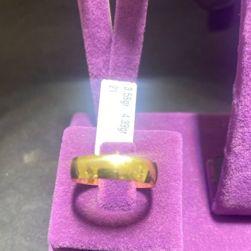 22 Ayar Altın Yüzük Alyans 3.59gr 21 - Y01094