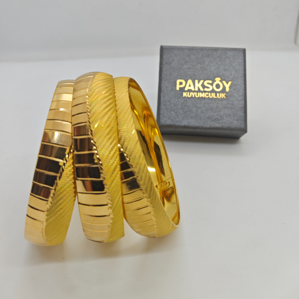 22 Ayar Altın Bilezik Yılan Şarnel 16.48gr - BZ01394