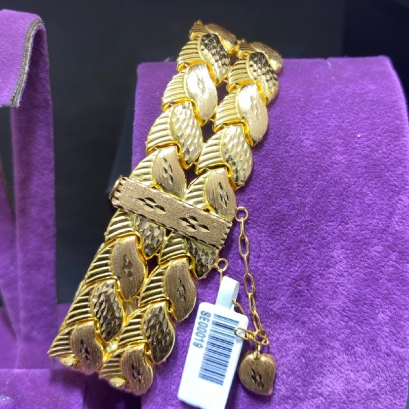 22 Ayar Altın Set Klasik Bileklik 19.01gr - SE00019