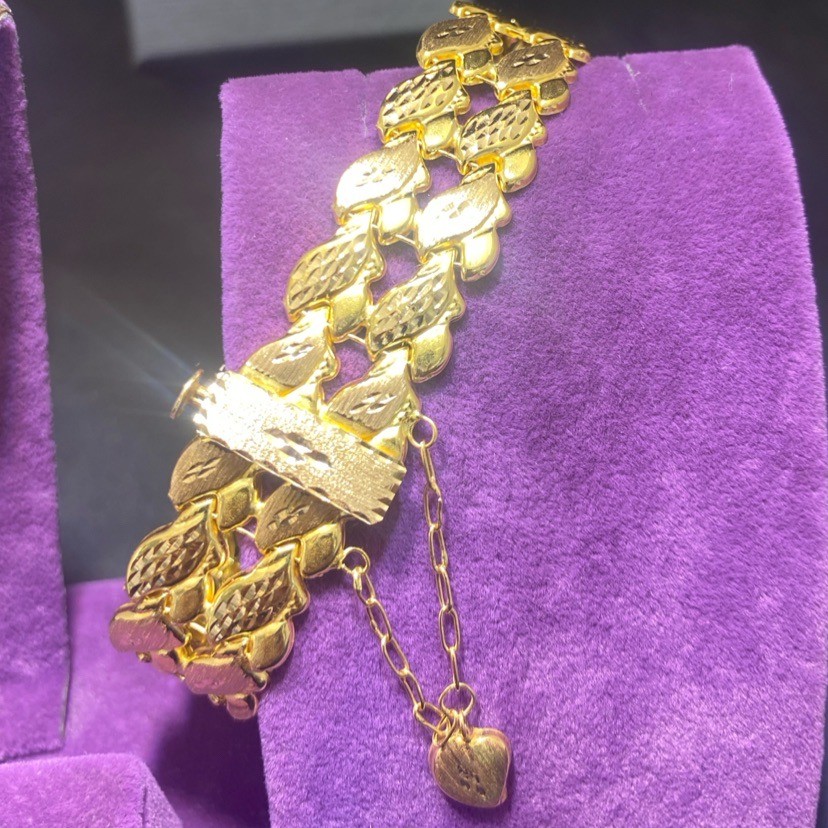 22 Ayar Altın Set Klasik Set Bilekliği 13.48gr - SE00020