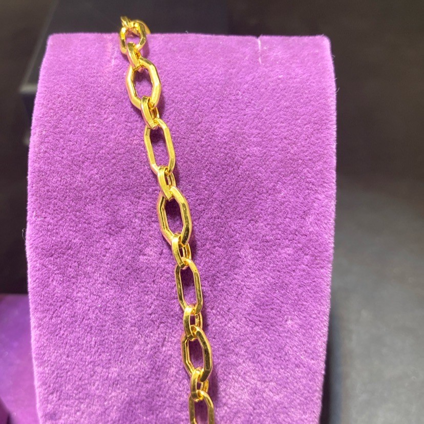 22 Ayar Altın Bileklik italyan model ataç 4.34gr 18 - F00066