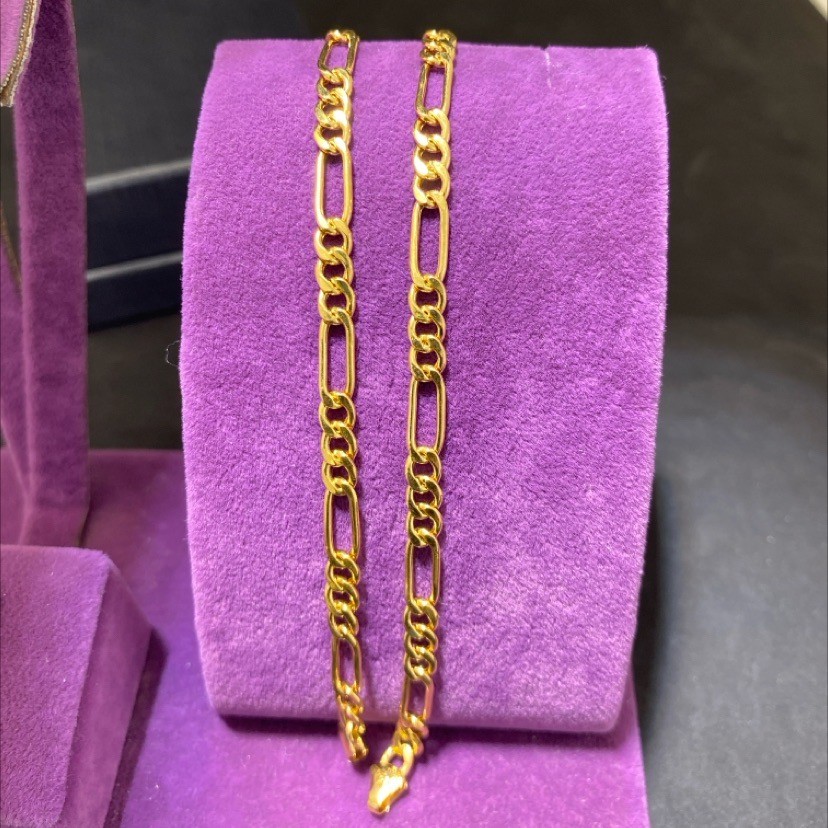 22 Ayar Altın Bileklik italyan model ataç 3.36gr 19 cm - F00068