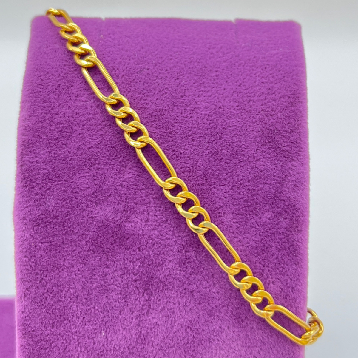 İtalyan Model Ataç Altın Bileklik 22 Ayar 3.37gr 19 CM - F00069 - Fotoğraf 5