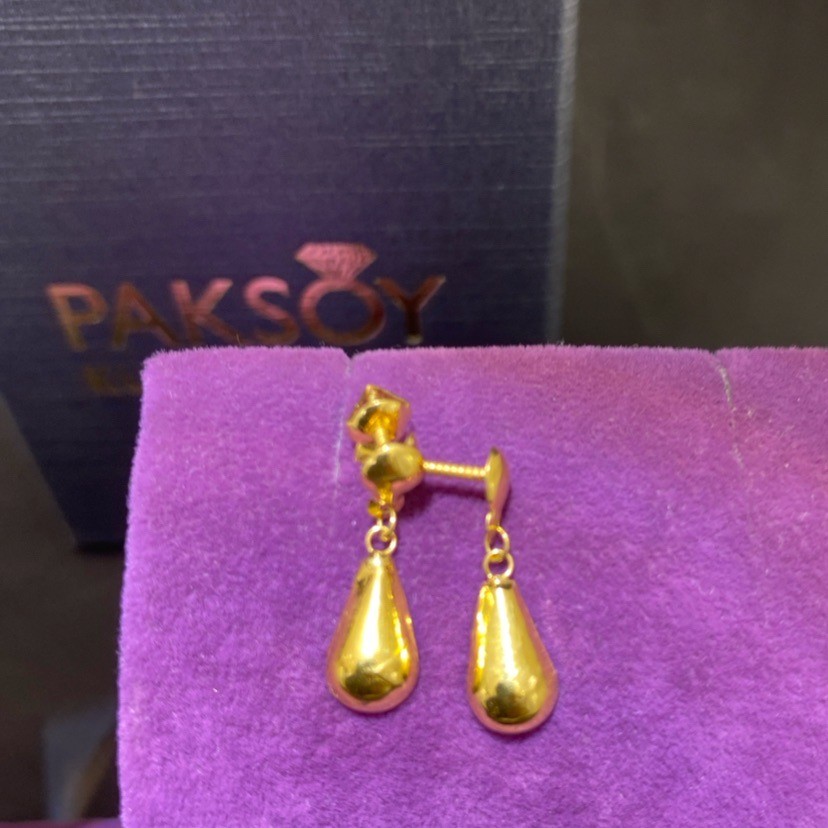 22 Ayar Altın Küpe havuç 1.04gr - K01080