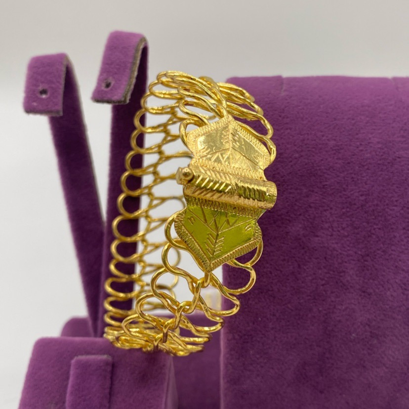 22 Ayar Altın Bilezik Maraş Burması 33.75gr - BZ01423