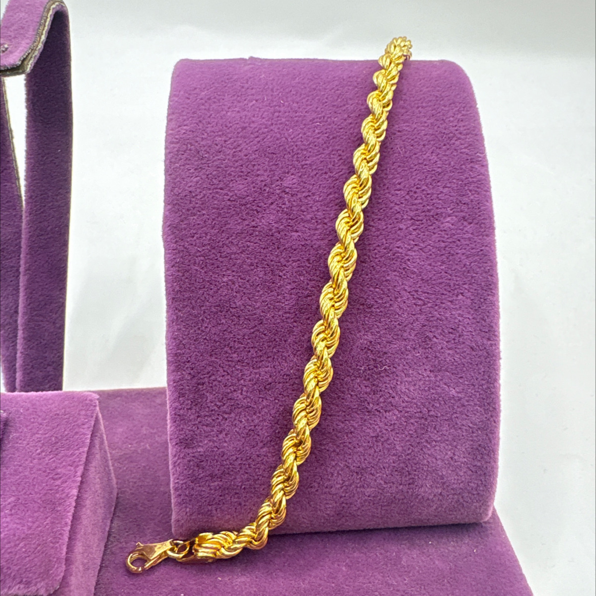 22 Ayar Altın Bileklik halat bi̇lekli̇k 5.49gr 18.5 CM - F00075 - Fotoğraf 2