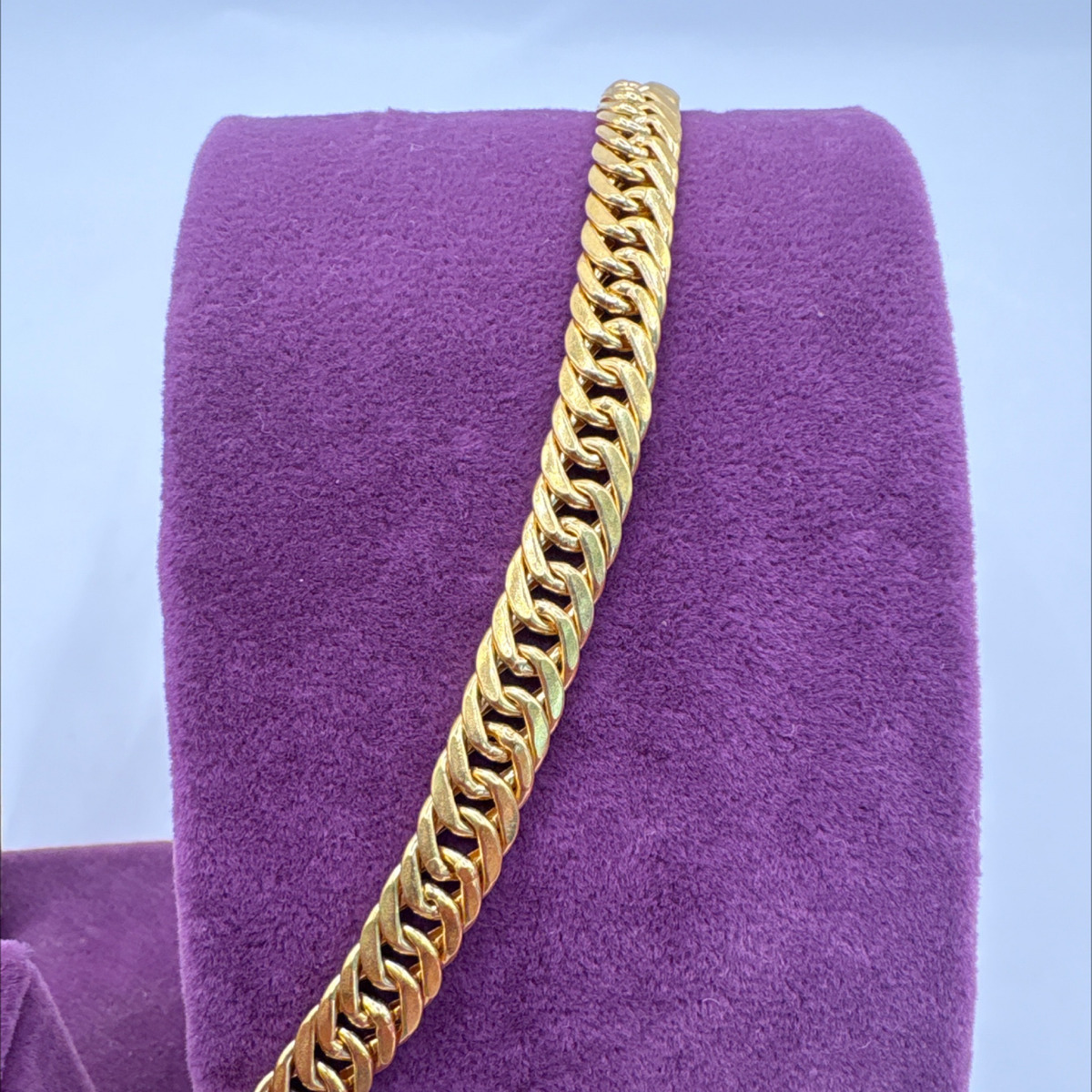 22 Ayar Altın Bileklik kartiyel bileklik 7.63gr 18.5 CM - F00078